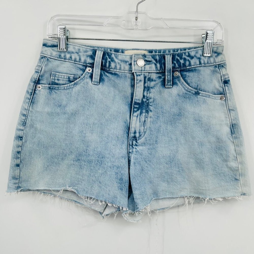 Universal Thread Women's High‎ Rise Shortie Shorts Size 2/26R Acid Wash Frayed